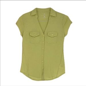 NY&CO Women’s Causal Green Shirt Sm